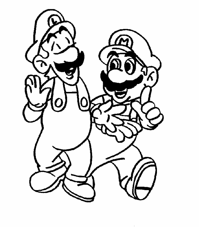 New Super Mario Bros 2 Coloring Pages