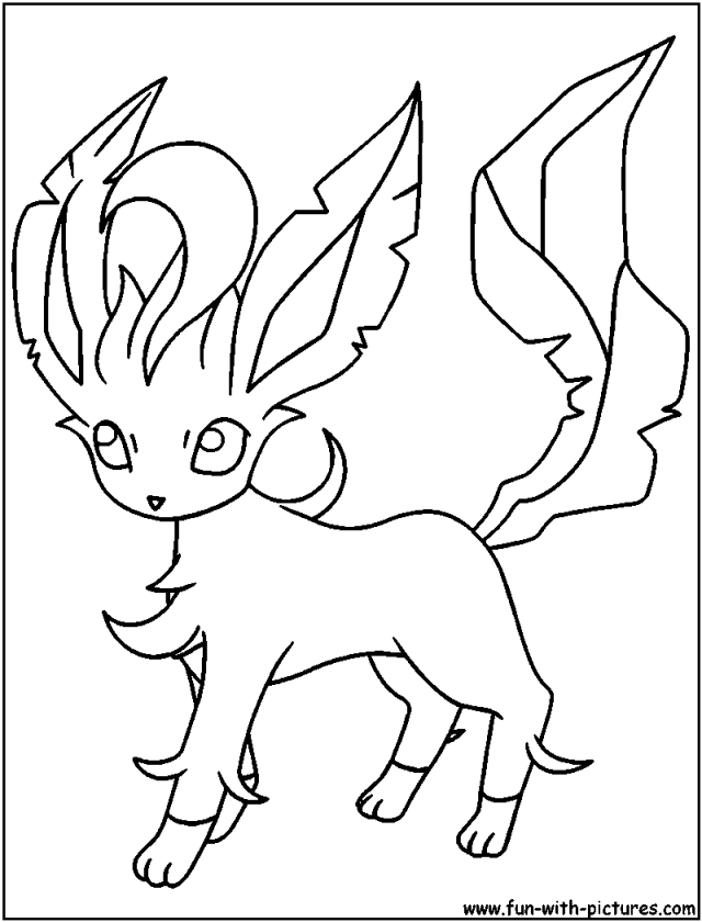 Pin Pokemon Leafeon Colouring Pages Page 2 Cake On Pinterest