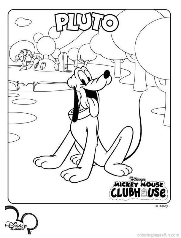 Mickey Mouse Clubhouse Free Printable Coloring Pages 2014