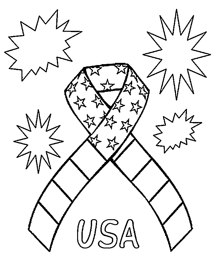 fourth of july coloring pages page kids cute