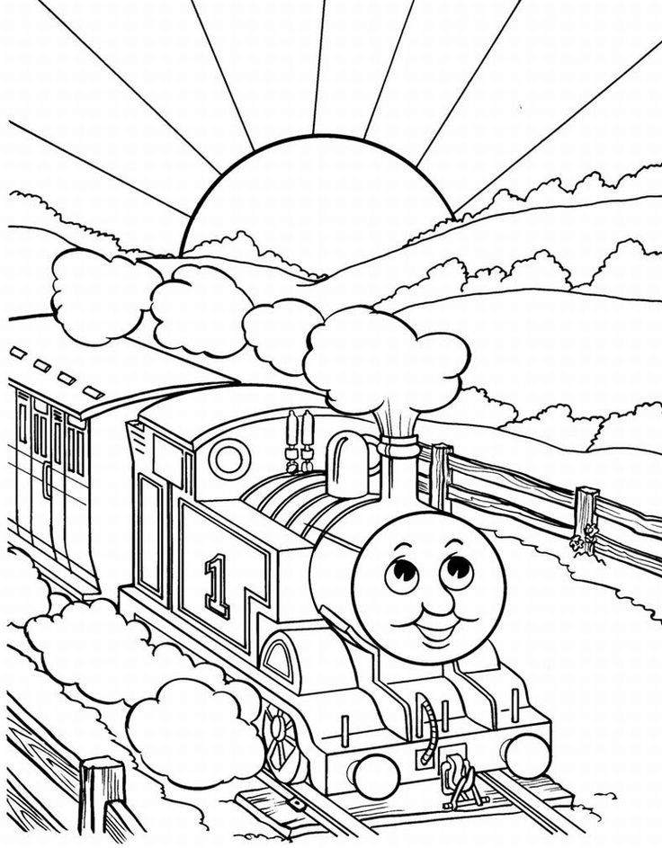 Thomas Train Coloring Pages | Olin