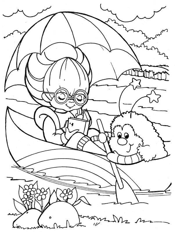 TimelessTrinkets.com Rainbow Brite Coloring Pages