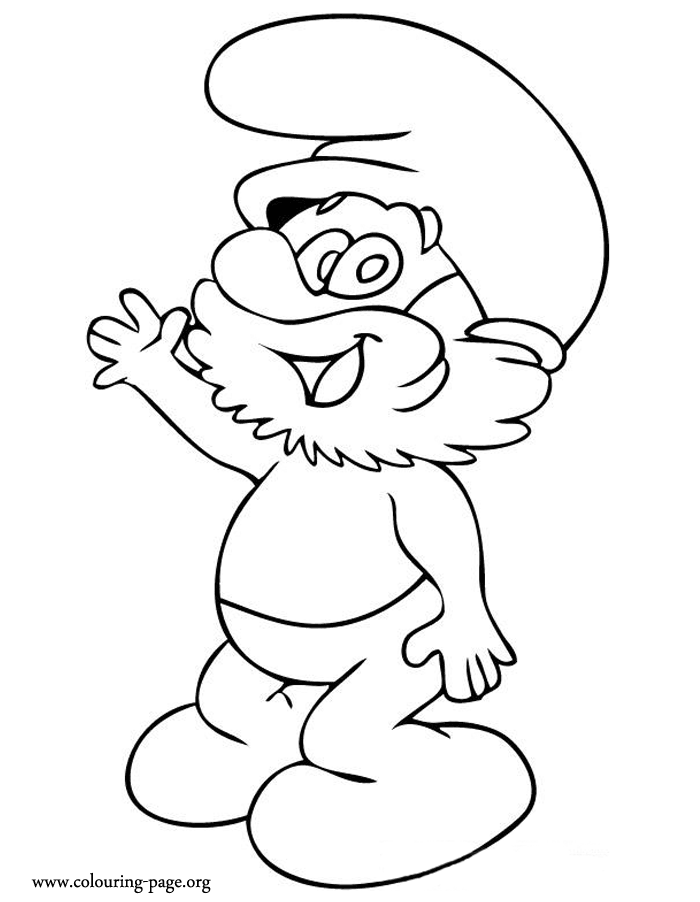 The Smurfs 2 coloring page – Papa Smurf | coloring pages