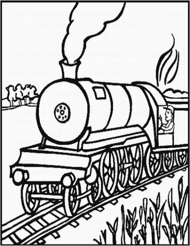 Diesel-Train-Coloring-Pages | COLORING WS