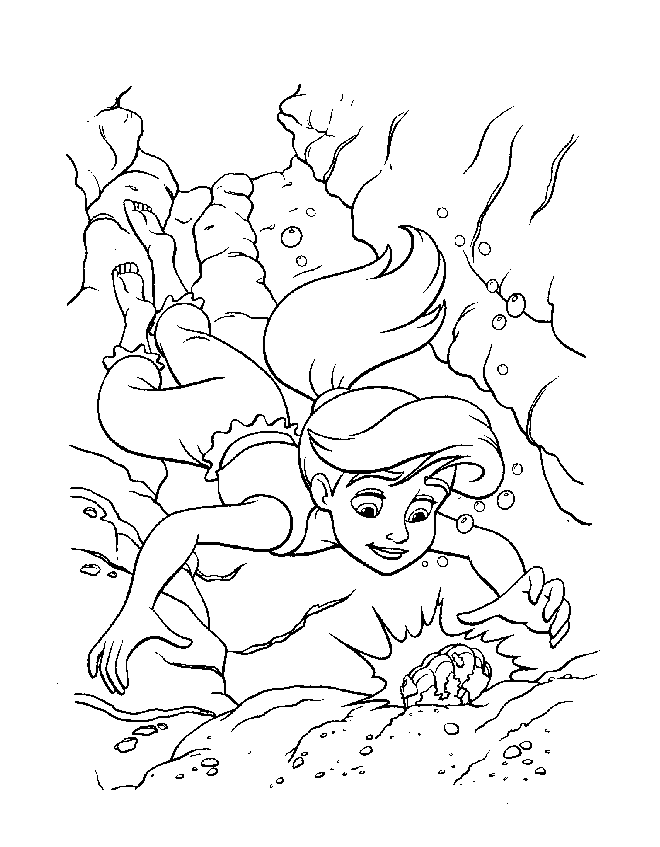 from the little mermaid 2 Colouring Pages