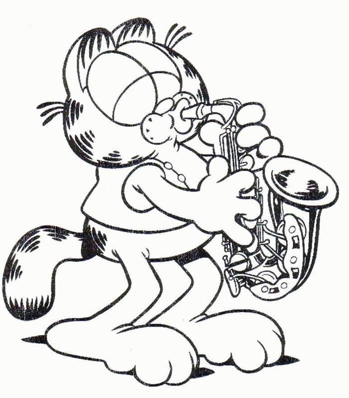 garfield coloring pages online | The Coloring Pages