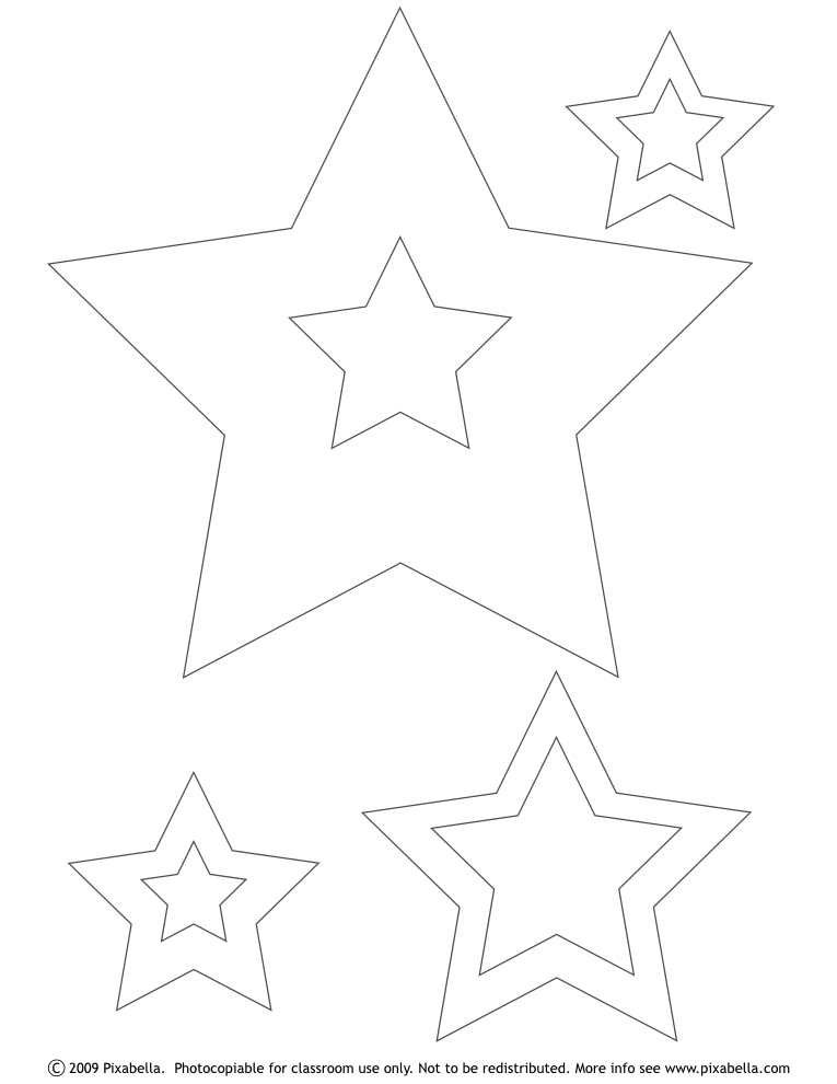 Free printable color stars shapes Trials Ireland