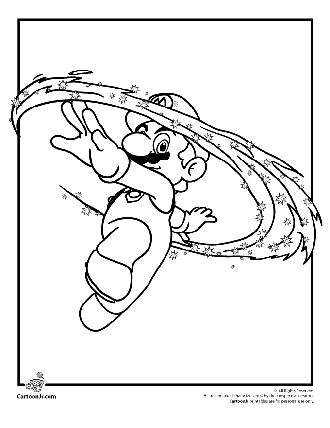 Free Mario Coloring Pages 175 | Free Printable Coloring Pages