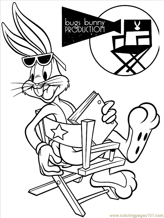 Coloring Pages Bugs Bunny41 (Cartoons > Bugs Bunny) - free