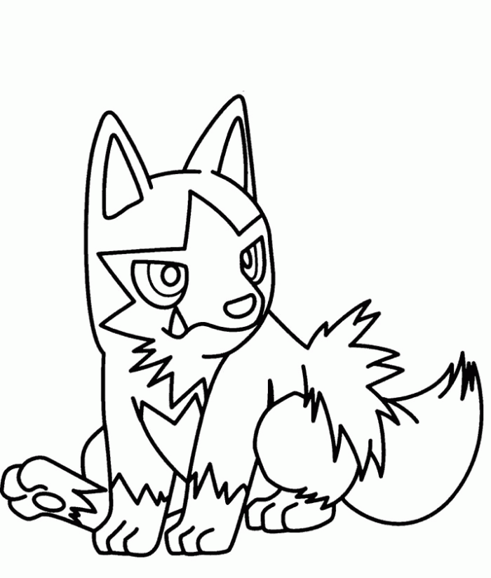 Poochyena Pokemon Coloring Pages - Pokemon Coloring Pages : Free