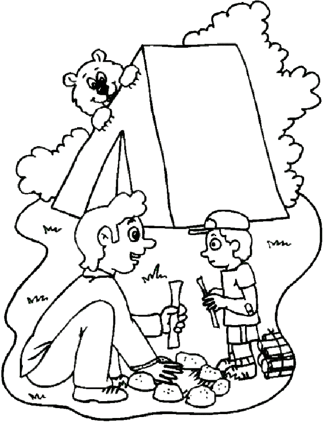 Coloring Page - Summer holiday coloring pages 3