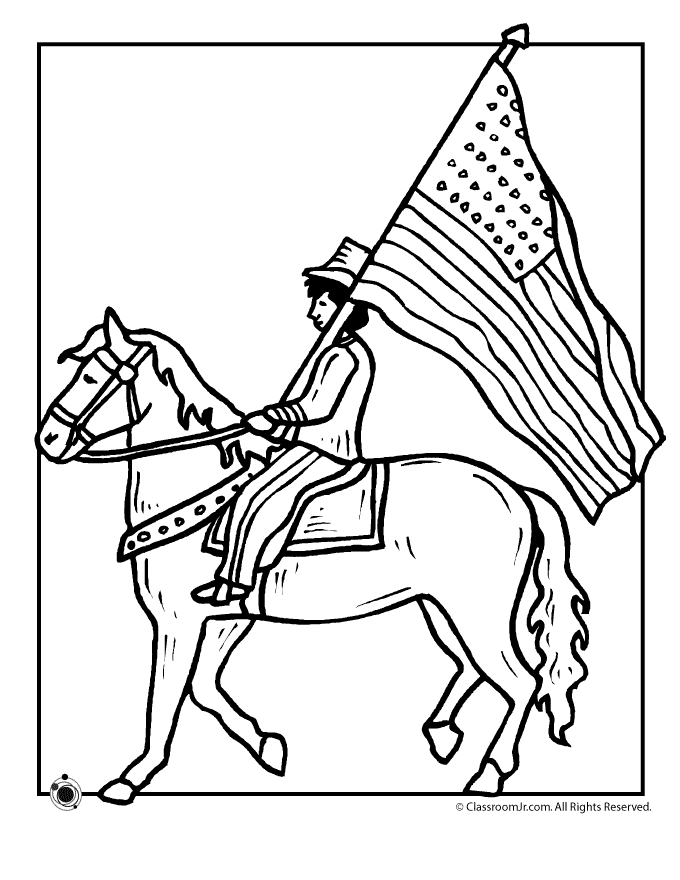 flag day coloring pages american page classroom jr