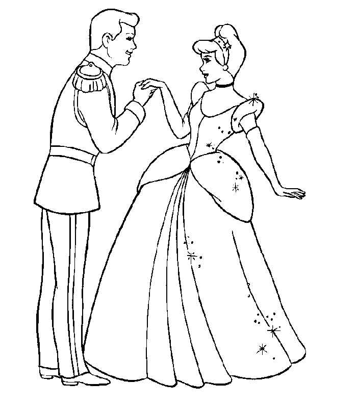 cinderella coloring pages for Children | Printable Coloring Pages