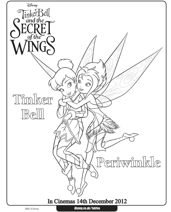Printable Coloring Pages Of Tinkerbell And Friends | Printable