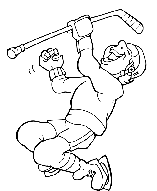 hockey colouring pages - Quoteko.com