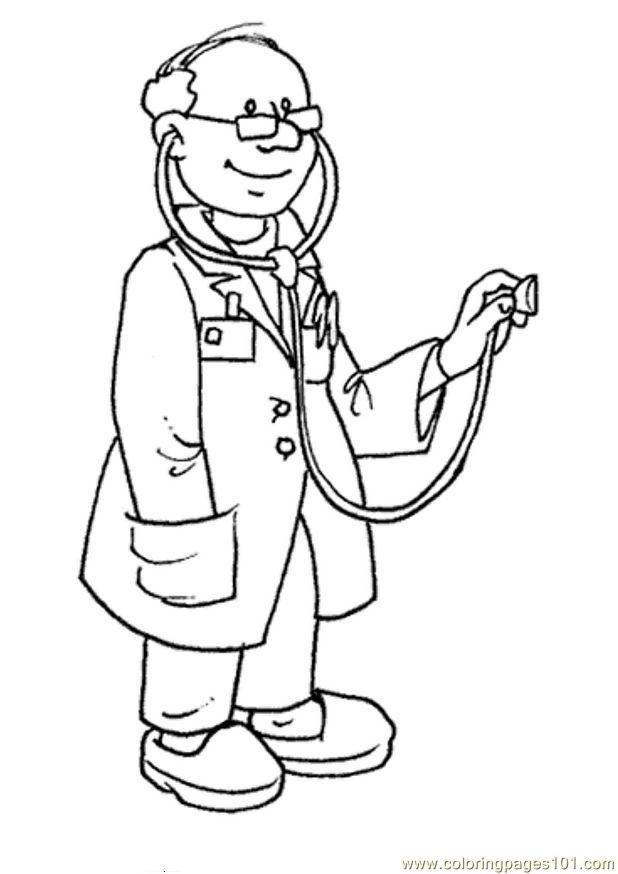 Jobs And Occupations Coloring Pages - Coloring Pages For Kids and ...