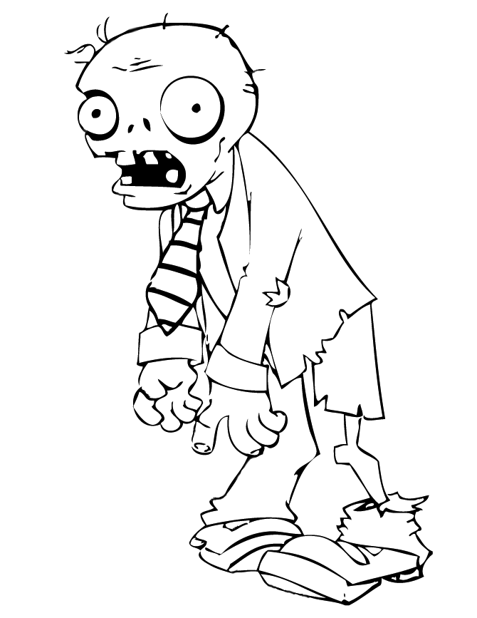 Print Zombie Coloring Page - Toyolaenergy.com