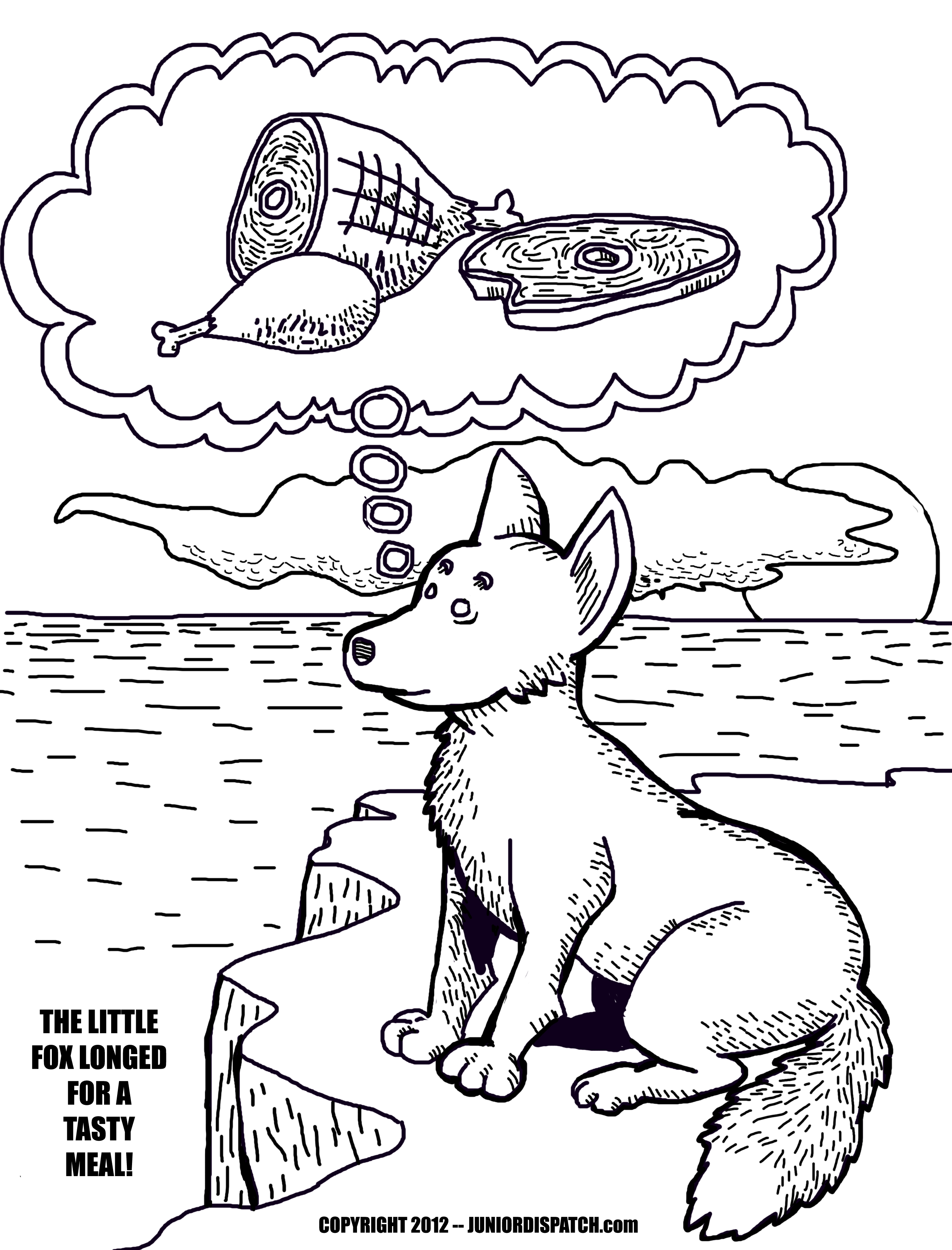 Arctic Water Coloring Page - Coloring Pages For All Ages