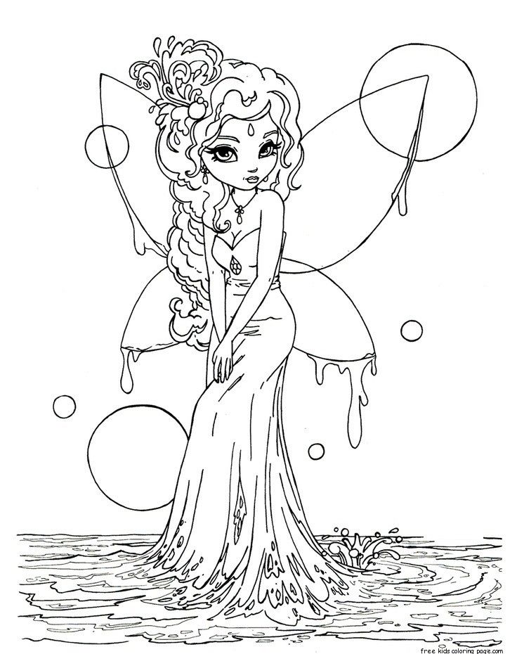 Free Printable Fantasy Coloring Pages For S - High Quality ...