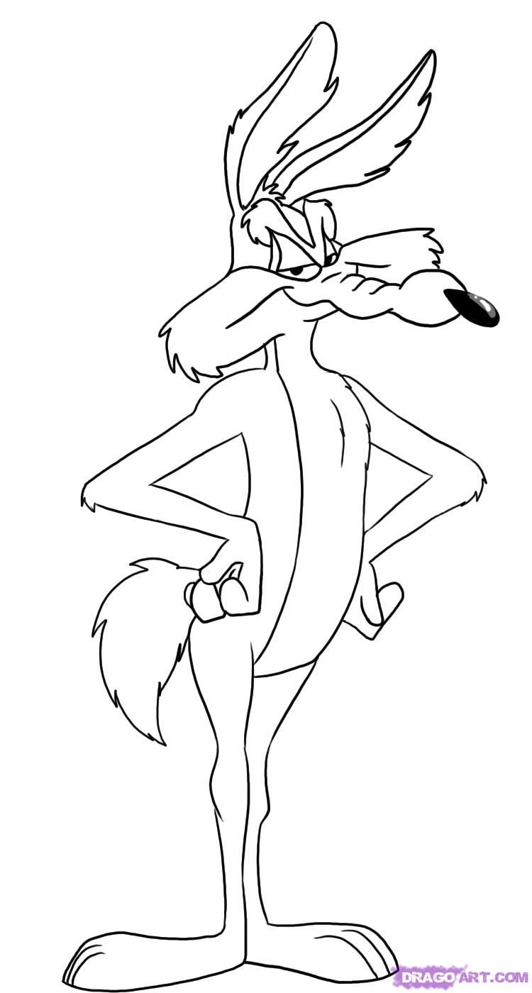 6 Pics of Road Runner Wile E. Coyote Coloring Pages - Wile E ...