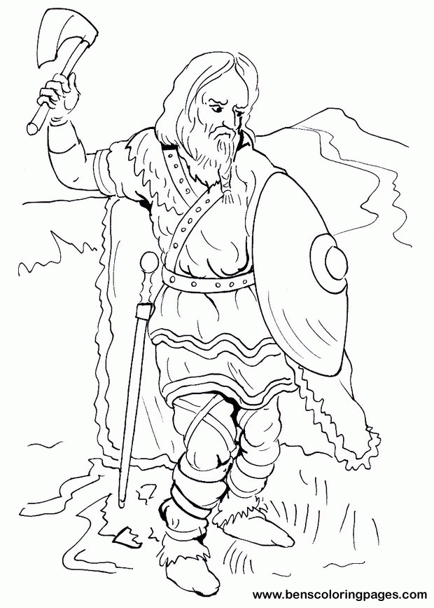 Frank warrior coloring pages for kids
