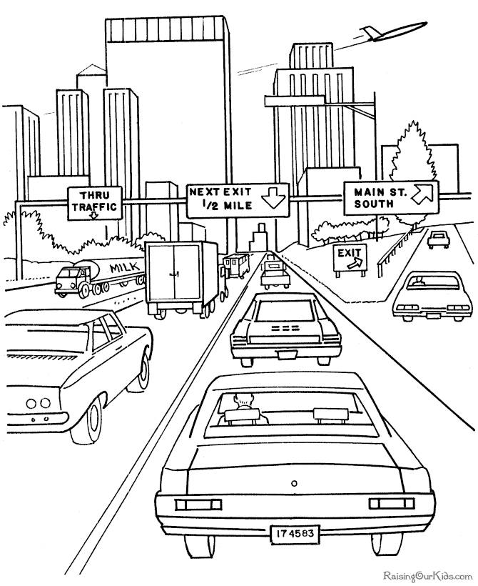 Cars coloring book pages 002