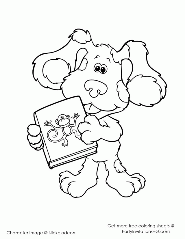 Beautiful Cutest Blues Clues Coloring Pages Coloring Pages