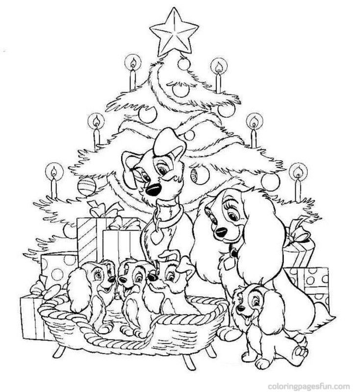 Christmas Disney | Free Printable Coloring Pages