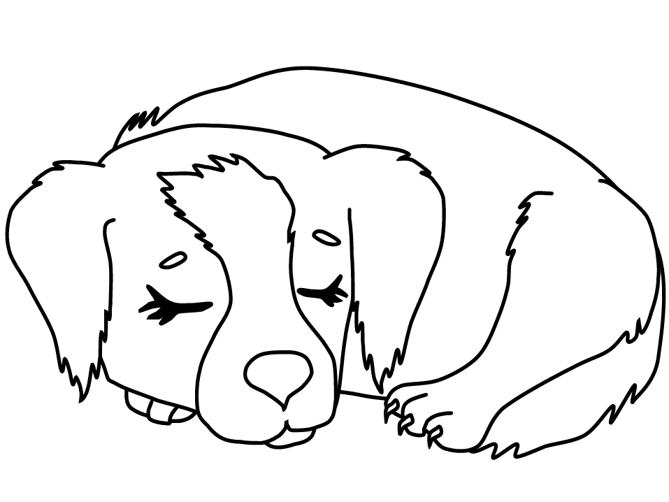 Puppy Dog Coloring Pages - Free Coloring Pages For KidsFree