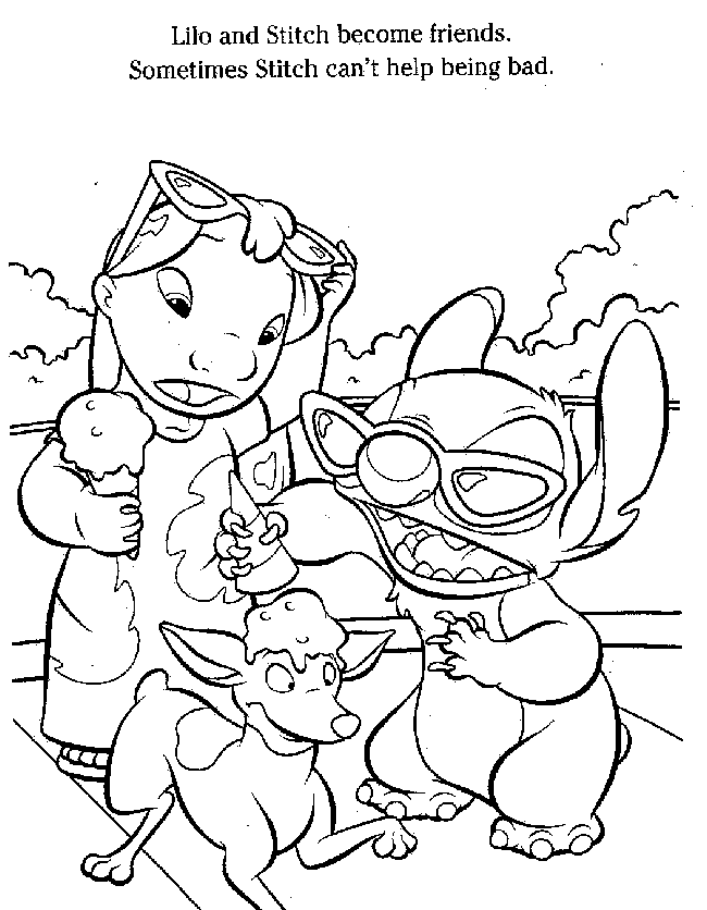 Lilo & Stitch Coloring pages