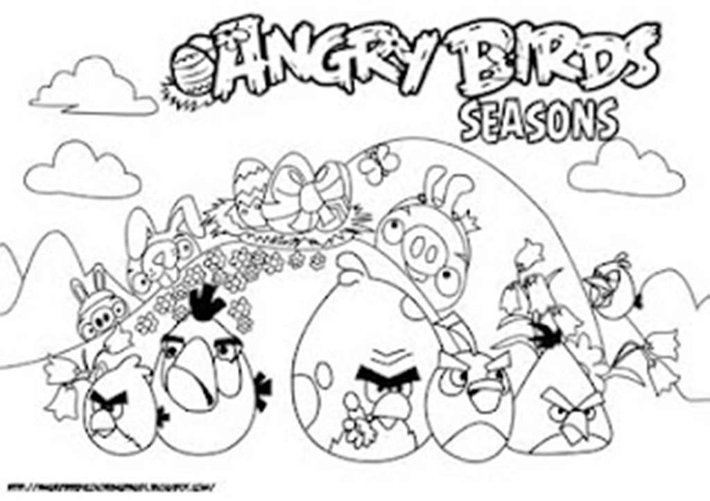 Coloring Pages Of All Angry Birds Images & Pictures - Becuo