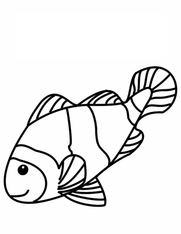 marine fish coloring pages disney