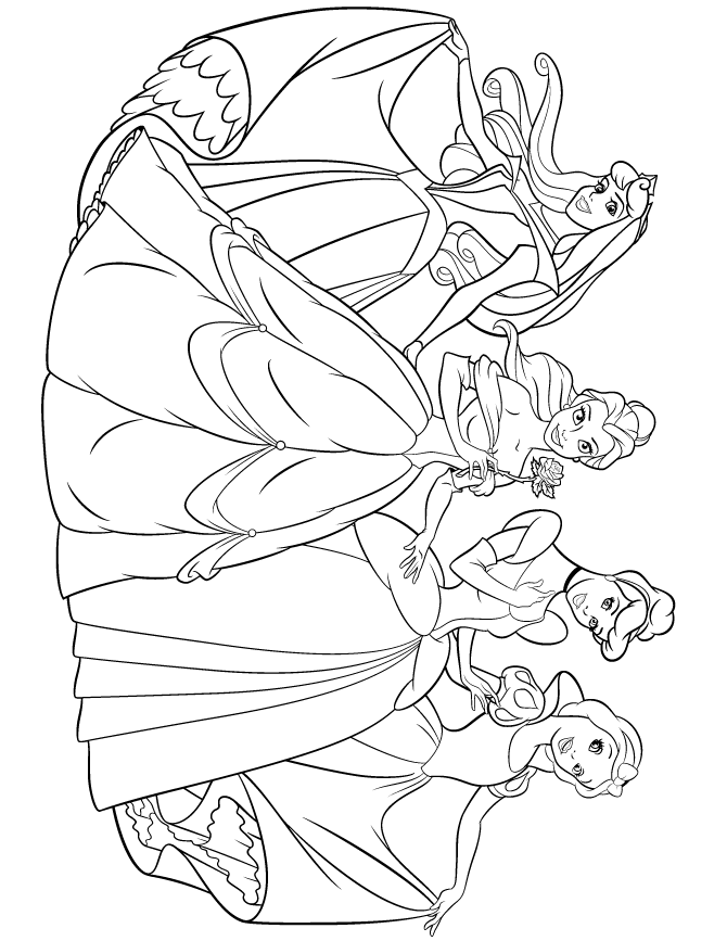 Free Printable Sleeping Beauty Coloring Pages | H & M Coloring Pages