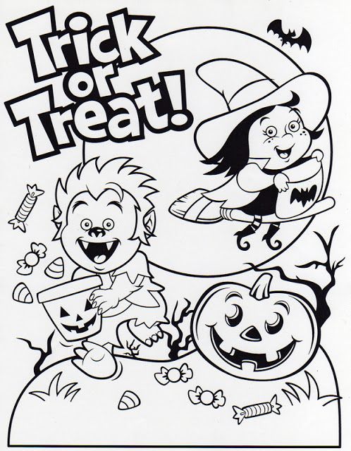 best Trick or treat bag coloring sheets to print | Halloween coloring sheets,  Halloween coloring, Halloween coloring pages printable
