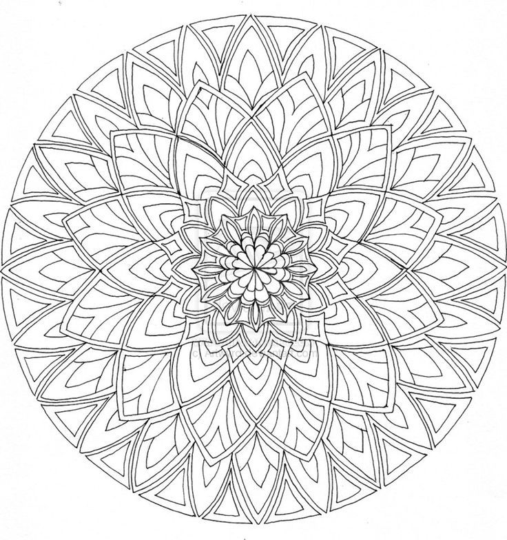 14 Pics of Difficult Level Mandala Coloring Pages Christmas ...