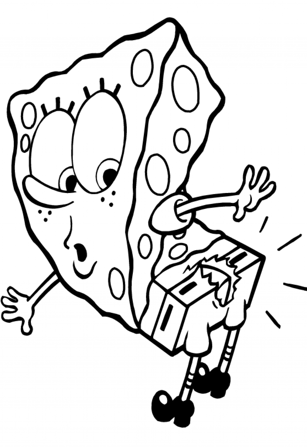 Spongebob Coloring Pages To Print - Coloring