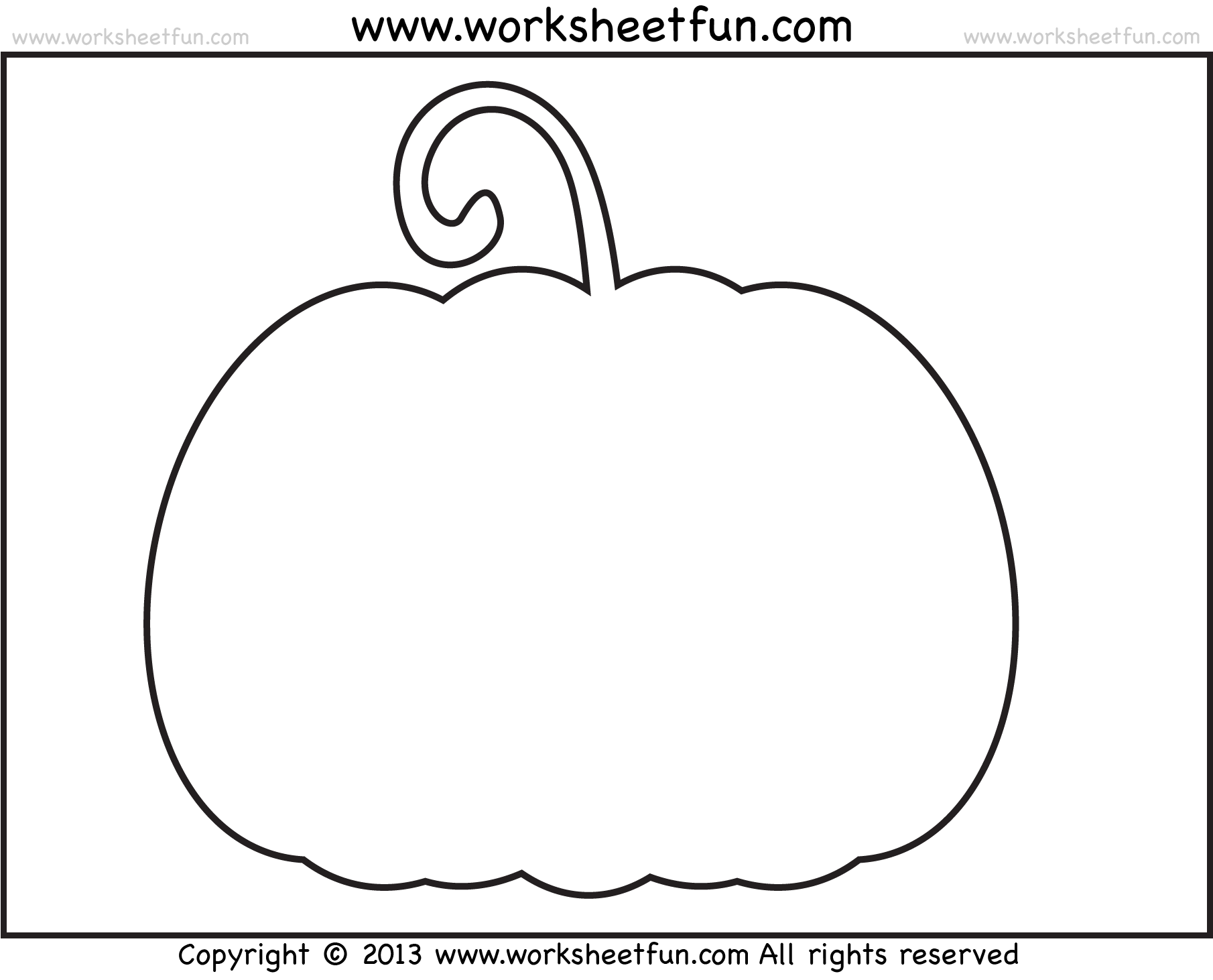 Pumpkin Worksheets / FREE Printable Worksheets – Worksheetfun