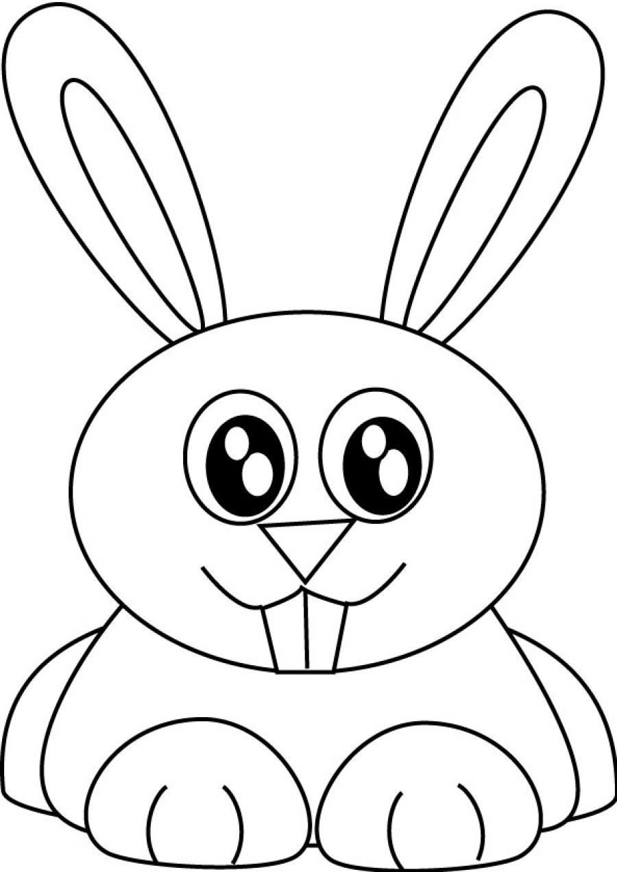 Cartoon Rabbits Coloring Pages - High Quality Coloring Pages