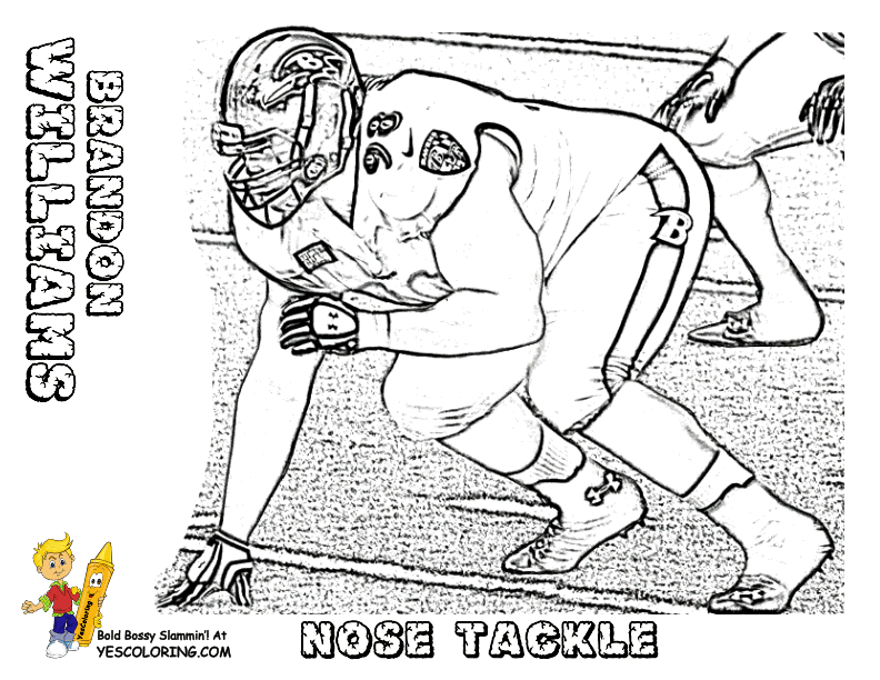 Action Football Coloring Pages to Print | Football | Free ...