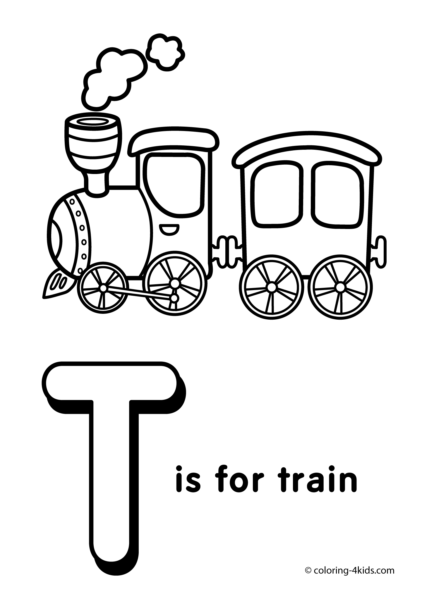 1899929 full alphabet coloring pages for preschool t is for train ...