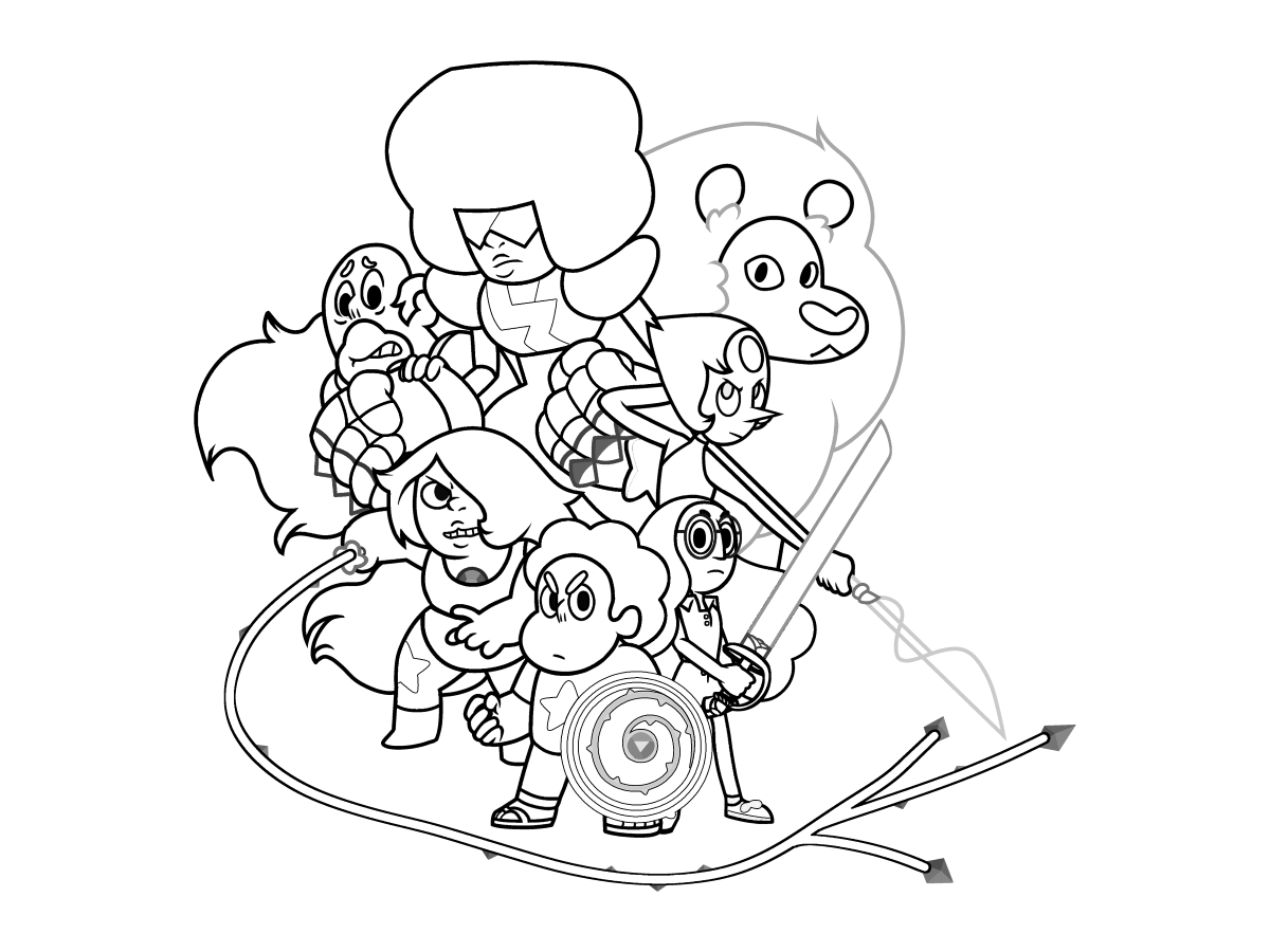 Steven Universe Coloring Pages | Printable Shelter