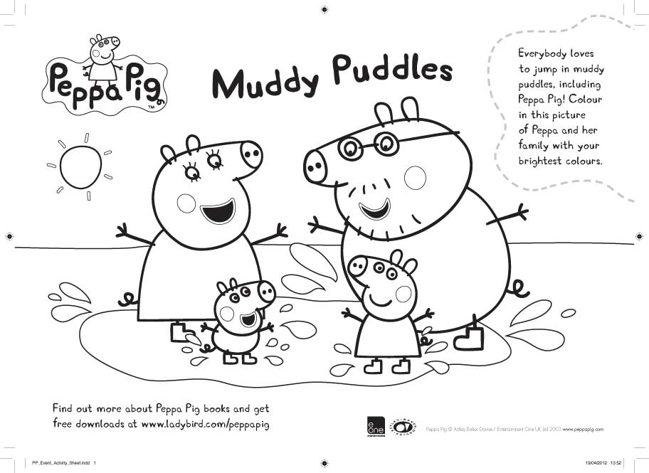 14 Pics of Peppa Pig Birthday Coloring Pages - Coloring Page Peppa ...