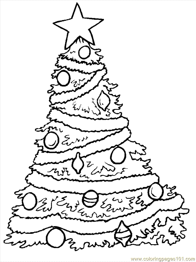 Free Printable Coloring Pages Of Christmas Trees Nice - Coloring pages