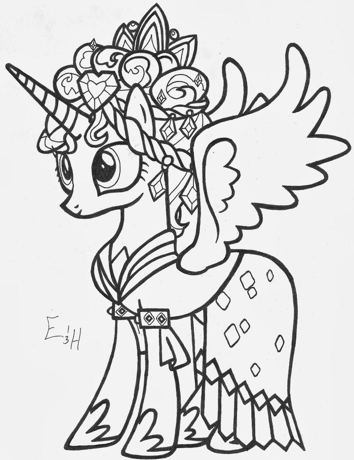 princess cadence coloring pages - High Quality Coloring Pages