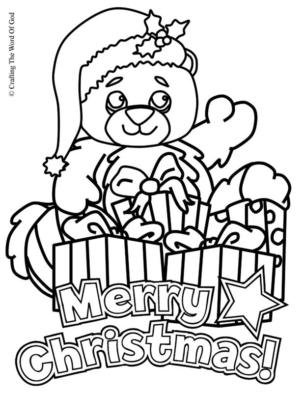 Christmas coloring page Â« Crafting The Word Of God