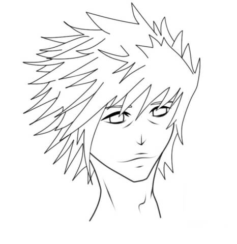 L Lawliet from Death Note coloring page | Free Printable ...