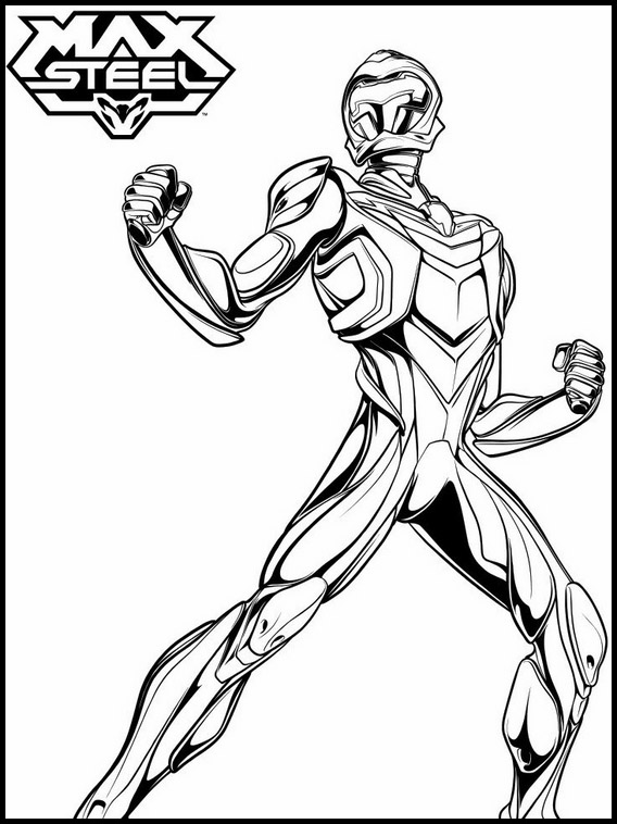 Max Steel Printable Coloring Pages 19