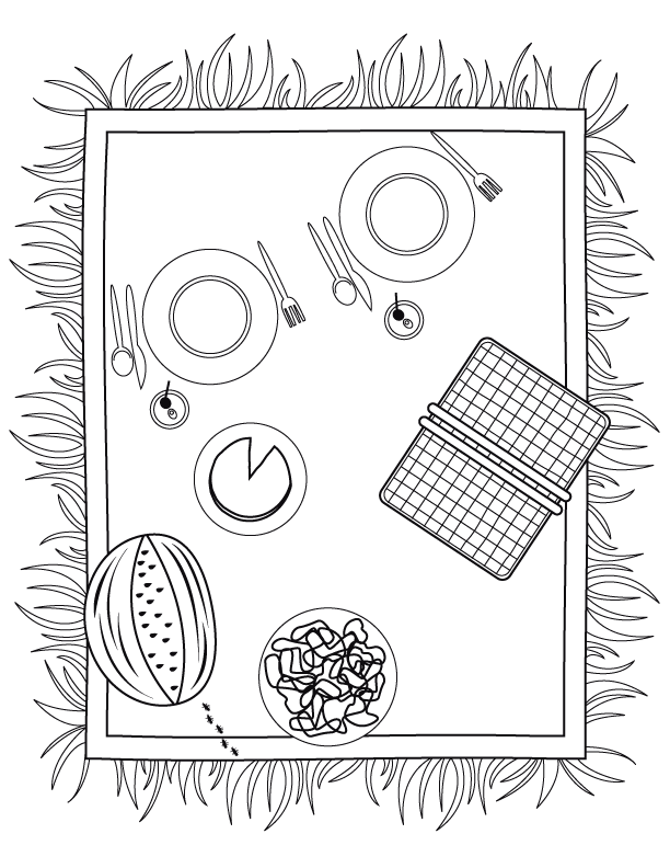 Summertime Coloring Pages | Make and Takes
