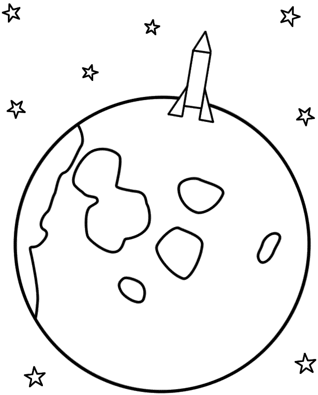 moon coloring pages | Coloring Pages for Kids