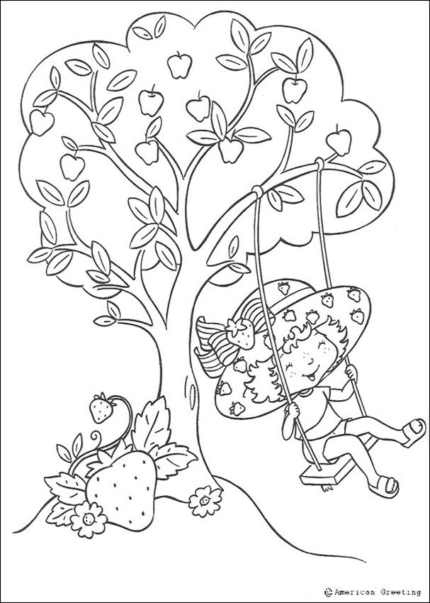 Pix For > Strawberry Shortcake Coloring Books